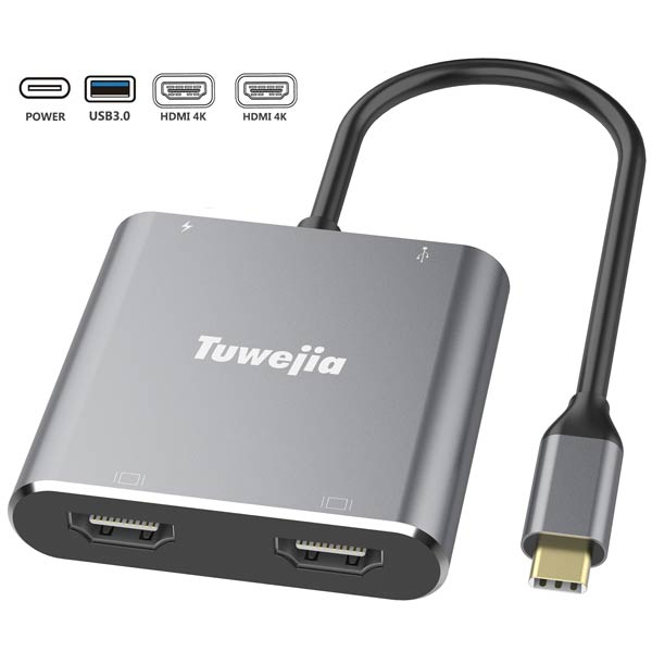 4-in-1 Dual HDMI Adapter